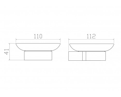 Купить Мыльница с держателем WONZON & WOGHAND, Черный (WW-7722) в магазине сантехники Santeh-Crystal.ru