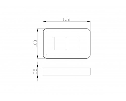 Купить Мыльница с держателем WONZON & WOGHAND, Хром (WW-8324) в магазине сантехники Santeh-Crystal.ru