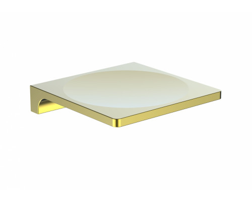 Заказать Мыльница с держателем WONZON & WOGHAND, Глянцевое золото (WW-9124-LG) в магазине сантехники Santeh-Crystal.ru