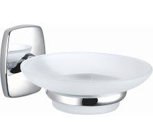 Мыльница с держателем WONZON & WOGHAND, Хром (WW-1201)