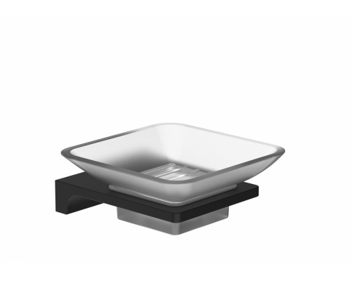 Купить Мыльница с держателем WONZON & WOGHAND, Черный (WW-9122-BL) в магазине сантехники Santeh-Crystal.ru