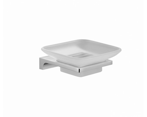 Приобрести Мыльница с держателем WONZON & WOGHAND, Хром (WW-9122) в магазине сантехники Santeh-Crystal.ru