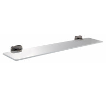 Стеклянная полка для ванной WONZON & WOGHAND GRAFFITY, Темный графит (WW-9327-BGM)