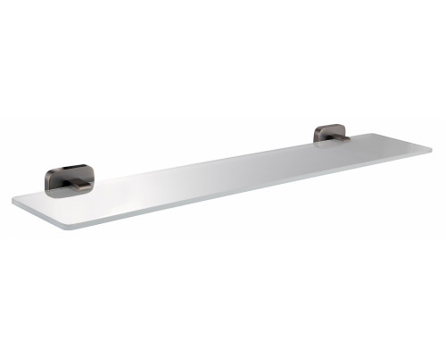 Стеклянная полка для ванной WONZON & WOGHAND GRAFFITY, Темный графит (WW-9327-BGM)