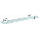 Стеклянная полка для ванной WONZON & WOGHAND, Хром (WW-8927)