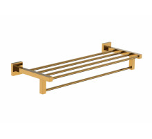 Полотенцедержатель с полкой WONZON & WOGHAND, Темное золото (WW-8981-DG)