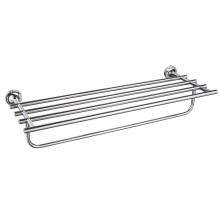 Полотенцедержатель с полкой WONZON & WOGHAND, Хром (WW-6581)