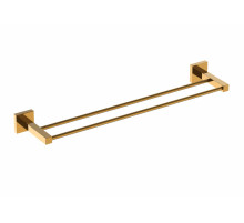 Полотенцедержатель двойной WONZON & WOGHAND, Темное золото (WW-8911-DG)