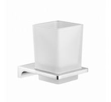 Стакан для зубных щеток с держателем WONZON & WOGHAND ECLIPSE, Хром (WW-9121-CR)