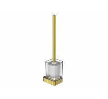 Туалетный ершик в комплекте WONZON & WOGHAND, Брашированное золото (WW-8329-BG)