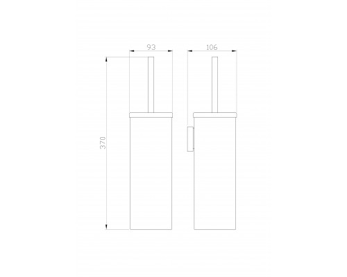 Заказать Туалетный ершик в комплекте WONZON & WOGHAND, Темное золото (WW-8929-DG) в магазине сантехники Santeh-Crystal.ru