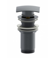 Донный клапан для раковины WONZON & WOGHAND, Темный графит (WW-88SS08-BGM)