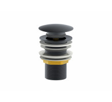 Донный клапан для раковины WONZON & WOGHAND, Темный графит (WW-88SS02-BGM)