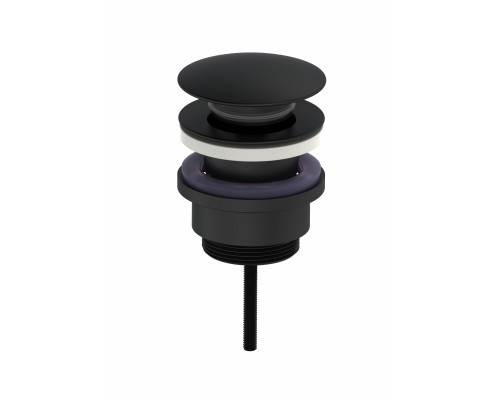 Приобрести Донный клапан для раковины WONZON & WOGHAND, Черный матовый (WW-88SS07-MB) в магазине сантехники Santeh-Crystal.ru