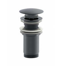 Донный клапан для раковины WONZON & WOGHAND, Темный графит (WW-88SS09-BGM)