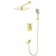 Заказать Душевая система встраиваемая WONZON & WOGHAND, Брашированное золото (WW-88939016-BG) в магазине сантехники Santeh-Crystal.ru