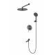 Приобрести Душевая система встраиваемая WONZON & WOGHAND, Темный графит (WW-88939017-BGM) в магазине сантехники Santeh-Crystal.ru
