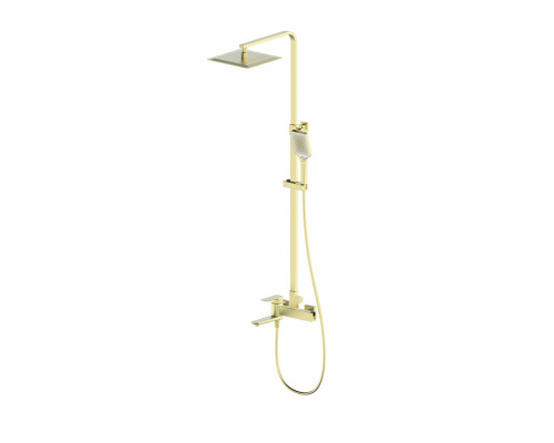 Приобрести Душевая система WONZON & WOGHAND, Брашированное золото (WW-88739003-BG) в магазине сантехники Santeh-Crystal.ru