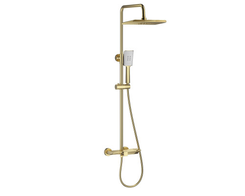 Заказать Душевая система WONZON & WOGHAND, Брашированное золото (WW-AE33110-BG) в магазине сантехники Santeh-Crystal.ru