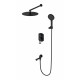Приобрести Душевая система встраиваемая WONZON & WOGHAND, Черный матовый (WW-88939010-MB) в магазине сантехники Santeh-Crystal.ru