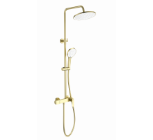 Душевая система WONZON & WOGHAND, Брашированное золото (WW-B3517-BG)