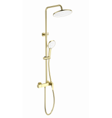 Душевая система WONZON & WOGHAND, Брашированное золото (WW-B3517-BG)