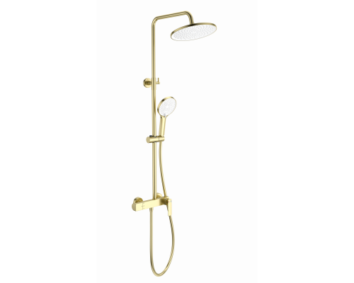Душевая система WONZON & WOGHAND, Брашированное золото (WW-B3517-BG)