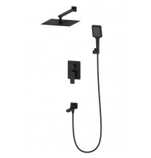 Душевая система встраиваемая WONZON & WOGHAND, Черный матовый (WW-88939003-MB)