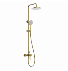 Душевая система WONZON & WOGHAND, Брашированное золото (WW-B2166-A-BG)