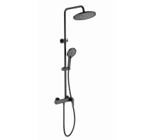 Душевая система WONZON & WOGHAND, Черный матовый (WW-B3517-MB)