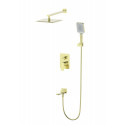 Душевая система встраиваемая WONZON & WOGHAND DIAMOND, Брашированное золото (WW-88939011- BG)