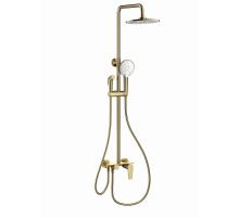 Душевая система WONZON & WOGHAND, Брашированное золото (WW-A30874-BG)