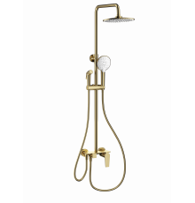 Душевая система WONZON & WOGHAND, Брашированное золото (WW-A30874-BG)