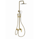 Душевая система WONZON & WOGHAND, Брашированное золото (WW-A30874-BG)