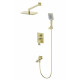 Душевая система встраиваемая WONZON & WOGHAND FIT, Брашированное золото (WW-88939009A- BG)