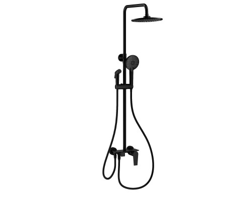 Приобрести Душевая система WONZON & WOGHAND, Черный матовый (WW-A30874-MB) в магазине сантехники Santeh-Crystal.ru