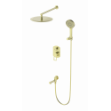 Душевая система встраиваемая Wonzon & Woghand, Брашированное золото (WW-88939010-BG)