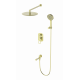 Душевая система встраиваемая Wonzon & Woghand, Брашированное золото (WW-88939010-BG)