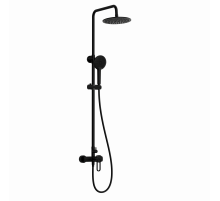 Душевая система WONZON & WOGHAND, Черный матовый (WW-B2166-A-MB)