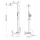 Душевая система Wonzon & Woghand Shakespeare, Хром (WW-654602-CR)