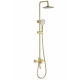 Приобрести Душевая система WONZON & WOGHAND, Брашированное золото (WW-N3S962-BG) в магазине сантехники Santeh-Crystal.ru