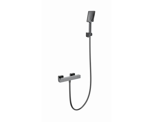 Смеситель для душа с термостатом WONZON & WOGHAND, Темный графит (WW-B2062-A-BGG)