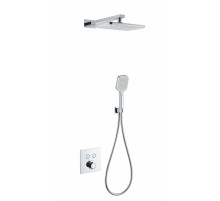 Душевая система с термостатом встраиваемая WONZON & WOGHAND, Хром (WW-D2017-B-CR)