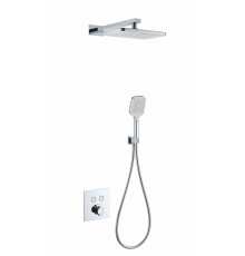 Душевая система с термостатом встраиваемая WONZON & WOGHAND, Хром (WW-D2017-B-CR)