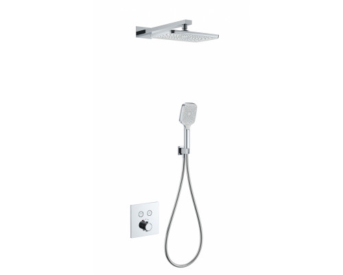 Приобрести Душевая система с термостатом встраиваемая WONZON & WOGHAND, Хром (WW-D2017-B-CR) в магазине сантехники Santeh-Crystal.ru