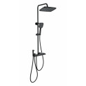 Душевая система с термостатом WONZON & WOGHAND, Черный матовый (WW-B4132-A-MB)