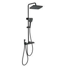 Душевая система с термостатом WONZON & WOGHAND, Черный матовый (WW-B4132-A-MB)