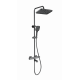 Душевая система с термостатом WONZON & WOGHAND, Темный графит (WW-B3016-T1-BGG)