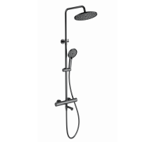 Душевая система с термостатом WONZON & WOGHAND, Темный графит (WW-B3069-BGG)
