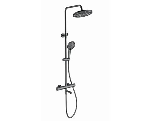Душевая система с термостатом WONZON & WOGHAND, Темный графит (WW-B3069-BGG)